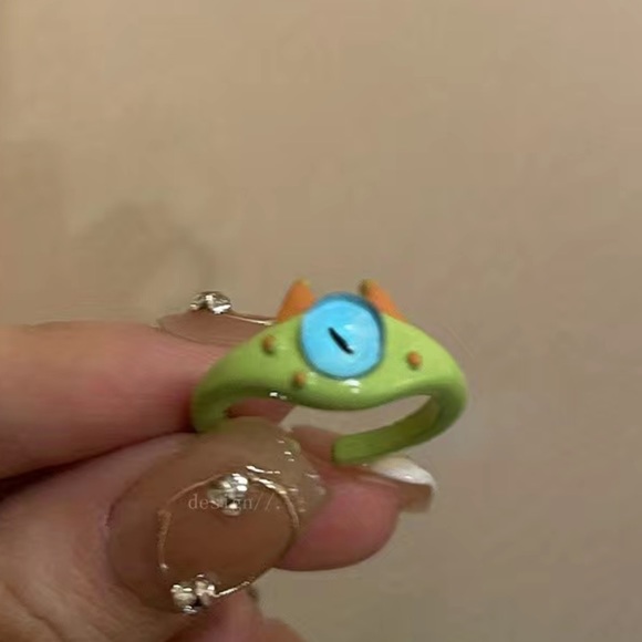 Two Monster Eye Rings - Picture 4 of 5